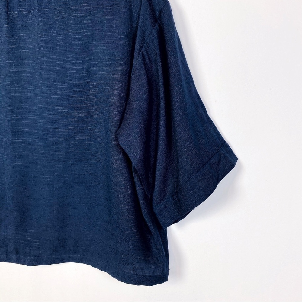 The Good Jane Anchor Blue Molly Top In Navy Size 6 - Picture 5 of 6